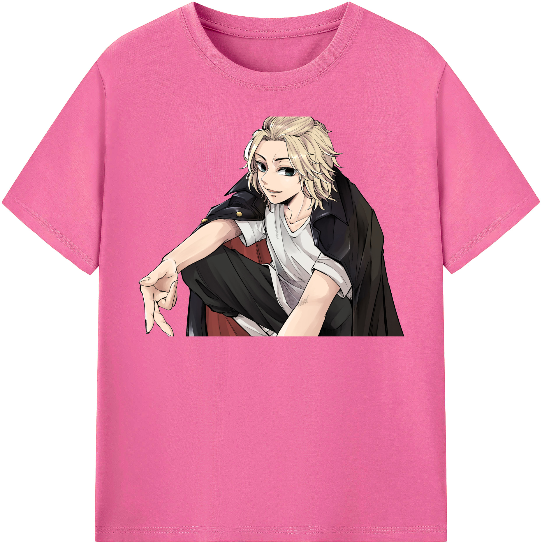 （画像用） 東京リベンジャーズ Tokyo Revengers レディースカジュアルプリントTシャツ（綿100％）